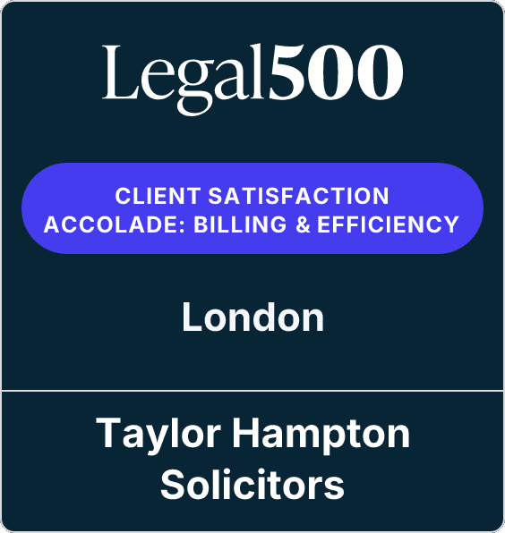 The Legal 500 – Client Satisfaction Accolade: Billing Efficiency 2027
