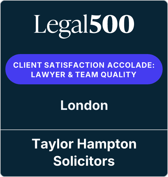 The Legal 500 – Client Satisfaction Accolade: Lawyer & Team Quality 2027