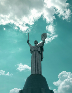 Photograph colour of monument in UKRAINE